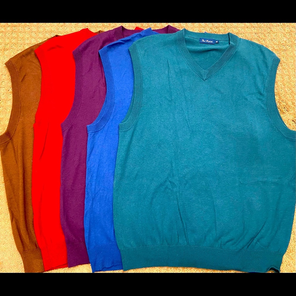 Lot of Paul Frederick Sweatervests